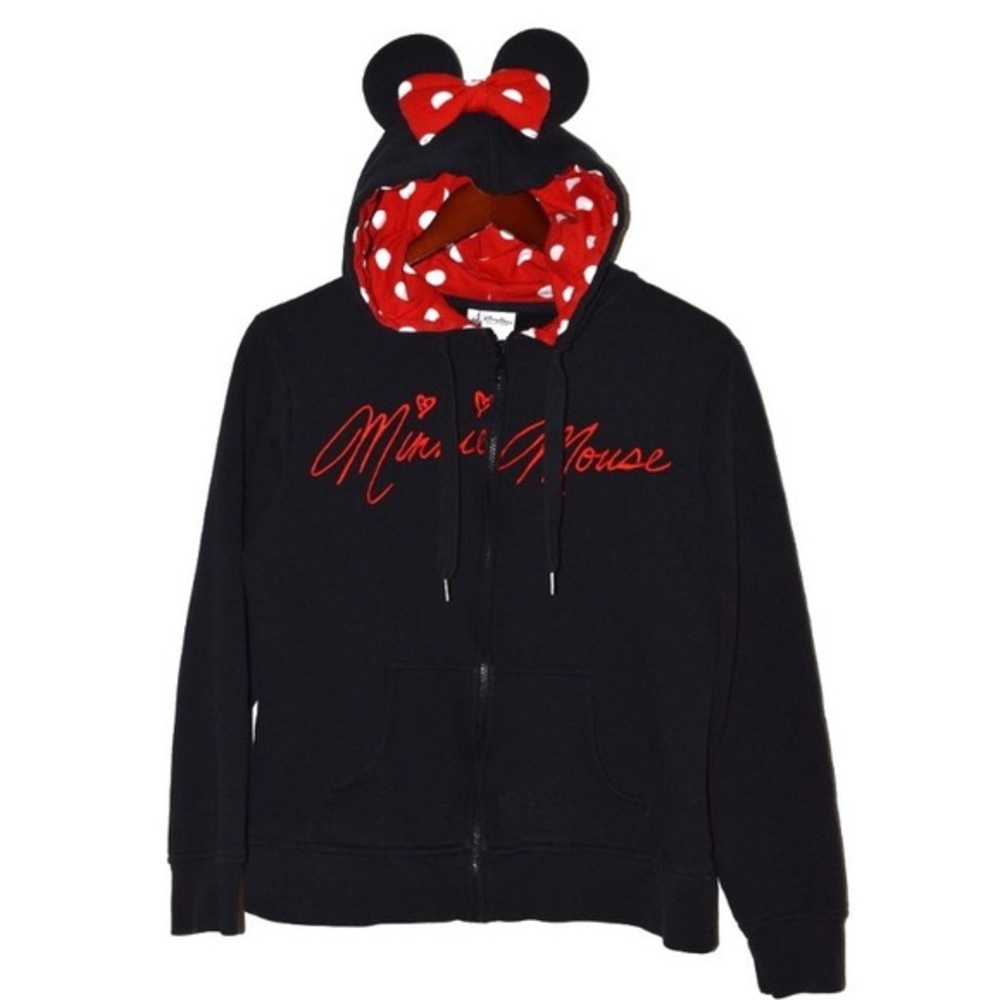 Disney Park Minnie Mouse zipper hoodie
